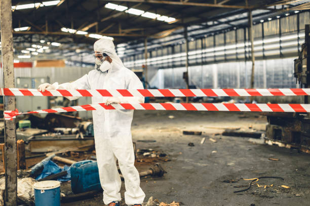 Professional Infectious Disease Decontamination technician working in Malvern, IA